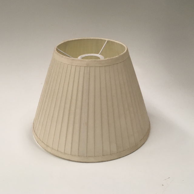 LAMPSHADE, Cone (Small) - Natural Cream Pleated